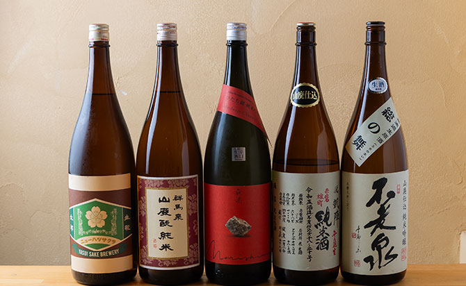日本酒ボトル